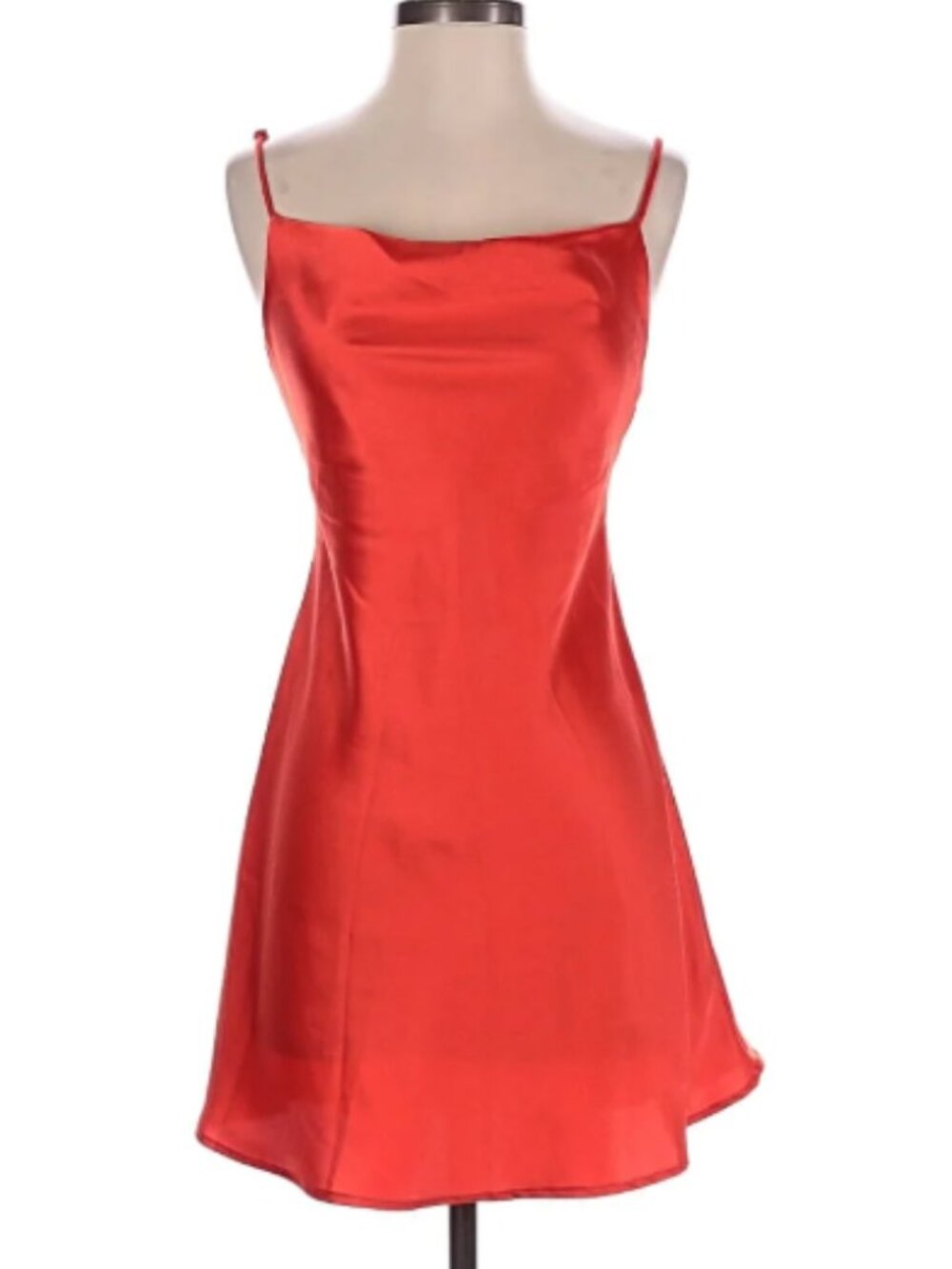 Resa Red Satin Dress
